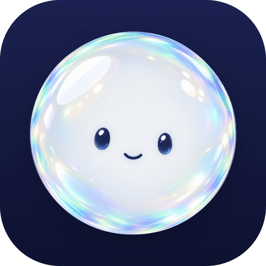 The BoopThere app icon, night variant
